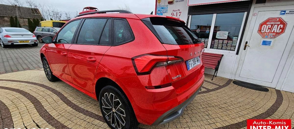 Skoda Kamiq cena 75500 przebieg: 22000, rok produkcji 2021 z Szlichtyngowa małe 121